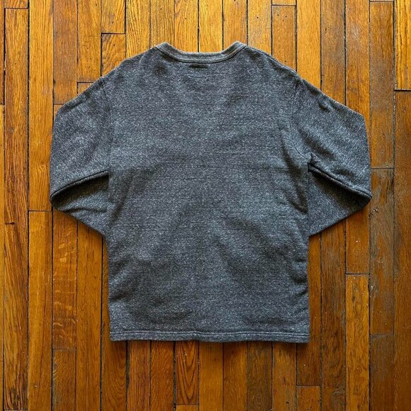 National Athletic Goods Cardigan Sweater Men 38 Two Toned Grey Preppy Collegiate - Picture 4 of 6